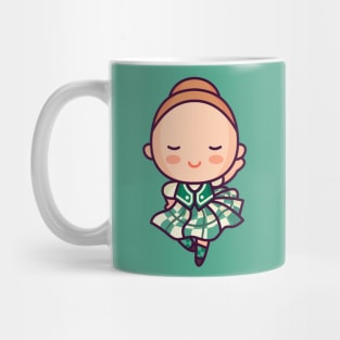 Cute Scottish Folk Dancer Girl Mug